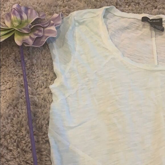 🍀dkny jeans short cap sleeve top🍀 - Picture 3 of 7